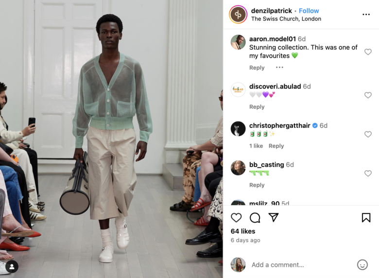 Denzil Patrick SS25 Menswear